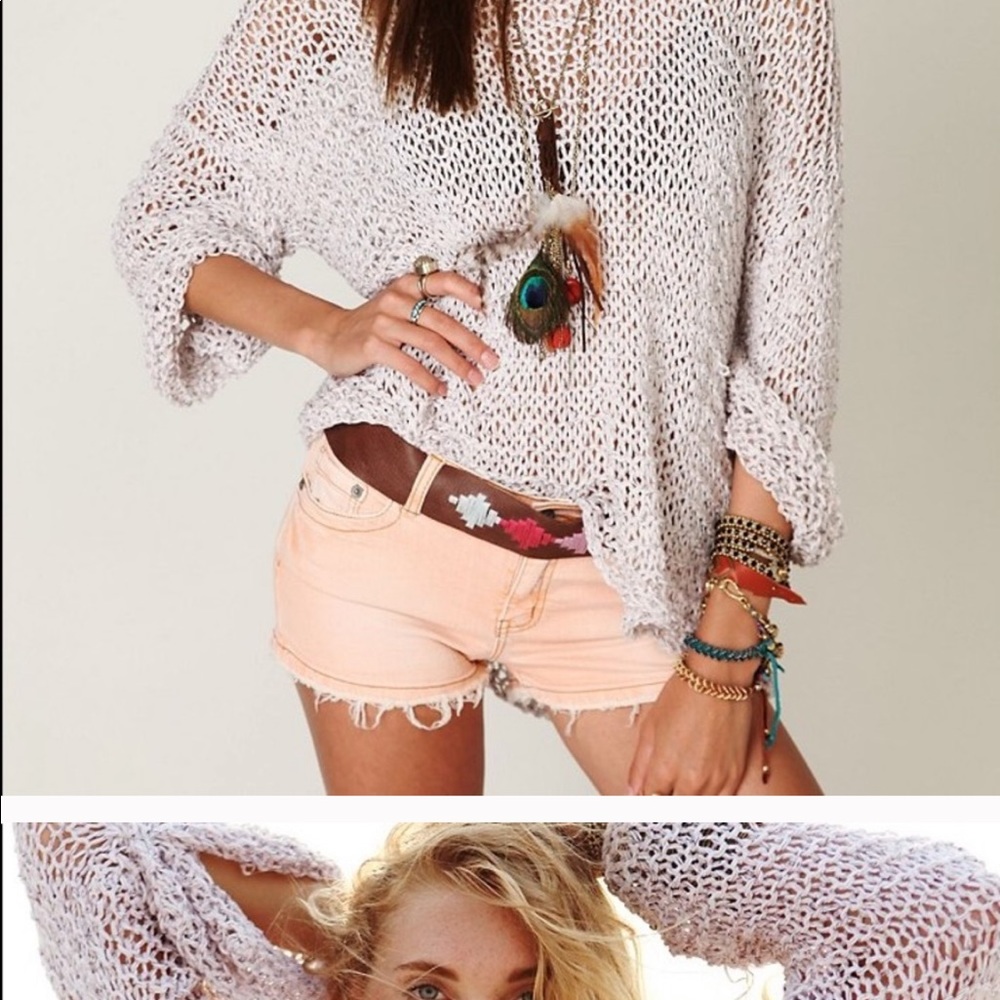 ISO Free People tape Yarn beach sweater xs-small